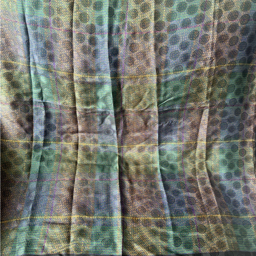 90x90cm Vintage Hanae Mori Silk Scarf